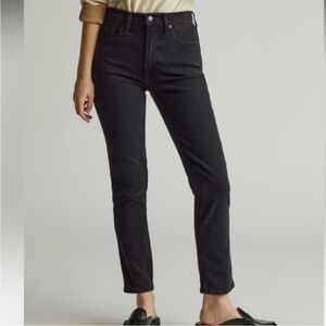 Everlane The original cheeky jean organic cotton high rise button fly crop 25